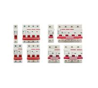 DZ47 400V 1-4P 3-125A C Type Circuit Breaker MCB Short Overload Circuit Protector 35mm Din Rail Breaking Capacity 6KA NWPNLXEA(1P,125A)