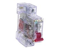 DZ47-63 1P AC 6A 10A 16A 20A 25A 32A 40A 50A 63A Transparent 230/400v ~ Mini disjoncteur MCB C45 C Type(Size:AC 40A)