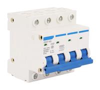DZ47-63 Residual Current Circuit Breaker 4P 400V 40a Ground Leak Protection 50Hz Air Switches Electricity Distribution and Control Devices for Current Systems