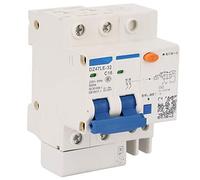 DZ47LE-32 2P + 2 C16 230V 16A 6KA Disjoncteur miniature Protection résiduelle 30MA Courant résiduel du disjoncteur