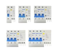 DZ47LE-63 Household Miniature Circuit Breaker 1P/2P/3P/4P Air Switch With Leakage Protector Three-phase Main Gate IINKUEYK(4P,32A)