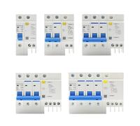 DZ47LE-63 Household Miniature Circuit Breaker 1P/2P/3P/4P Air Switch With Leakage Protector Three-phase Main Gate(3P,6A)