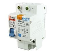 DZ47LE Unipolaire Miniature ELCB - Professionnel Disjoncteur de fuite 40A