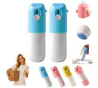 DzaiCrkwd Thermal Paper Eraser Pen, Thermal Paper Correction Fluid with Unboxing Knife, for Package Labels, Bills, Shopping Lists, Identity Theft Protection (2, Blue)