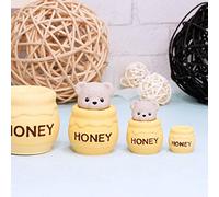 DZAY Moule Bougie Silicone Ours, DIY Bougies Moules en Résine Epoxy, Moules de Moulage pour Fabrication de Savon Bougies, Ourson avec Pot de Miel 3D Moulle de Bougie Bricolage pour Artisanat Décor