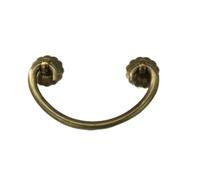 DZEB Poignée de porte de garde-robe en laiton, poignées de tiroir Vintage, armoire à médecine chinoise, placard de cuisine, poignées suspendues for meubles (Color : 6.5m Bronze)