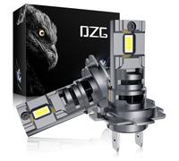 DZG H7 LED Ampoules Phare 6000K Blanc 12V Feu de route Croisement Voiture Antibrouillard Moto Avant, 2 Pcs