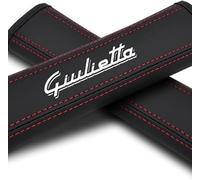 dzggs 2 Pièces Rembourrage de Ceinture de Sécurité pour Alfa Romeo Giulietta, Protege Ceinture Voiture Amovible Confortable Antidérapant, Coussinets Ceinture