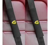 dzggs 2 Pièces Rembourrage de Ceinture de Sécurité pour Ferrari Portofino SF90 F8 812 458 456 488 296 California, Protege Ceinture Voiture Amovible Confortable Antidérapant, Coussinets Ceinture,D