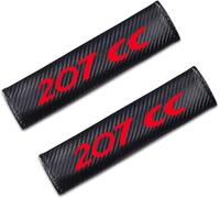 dzggs 2 Pièces Rembourrage de Ceinture de Sécurité pour Peugeot 207 CC, Protege Ceinture Voiture Amovible Confortable Antidérapant, Coussinets Ceinture,A