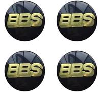 dzggs 4 pièces Auto Cache Moyeux pour BBS 70mm, ABS Aluminium Enjoliveur Centre Roue Couvercle de Moyeu Central de Jante avec Logo,B