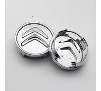 dzggs 4 pièces Auto Cache Moyeux pour Citroen C1 2 3 4 5 C4 Ds3 VTS 56mm, ABS Aluminium Enjoliveur Centre Roue Couvercle de Moyeu Central de Jante avec Logo,B