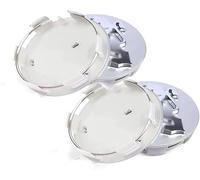 dzggs 4 pièces Auto Cache Moyeux pour Peugeot 40mm 50mm 55mm 60mm, ABS Aluminium Enjoliveur Centre Roue Couvercle de Moyeu Central de Jante avec Logo,55mm