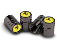 dzggs 4 Pièces Auto Capuchon de Valve pour Ferrari California/California 30 2008-2014, Bouchons de Valve de Pneu, Anti Fuite Bouchon Résistant à la Corrosion Pneu Protection Accessoire,D