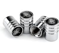 dzggs 4 Pièces Auto Capuchon de Valve pour Rolls-Royce, Bouchons de Valve de Pneu, Anti Fuite Bouchon Résistant à la Corrosion Pneu Protection Accessoire,B