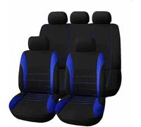 dzggs Ensembles De Housses Siège Voiture pour Ford Puma Coupe (EC) 1997-2002, 9 pièces Lavable Avant Arrière Confortables Couvre Sieges Respirante Imperméable Interieu,Blue