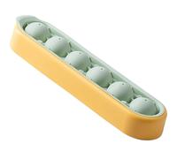 DZGUAI Piastra di ghiaccio in silicone con copertura, Piastra di ghiaccio con copertura, facilmente divisibile, facile da pulire, macchina per il ghiaccio con copertura tenuta al gas (verde)
