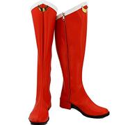 DzhaR Cosplay bottes chaussures made for Sailor Moon Serena red