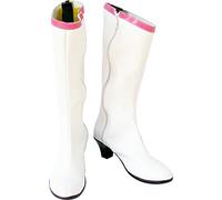 DzhaR Cosplay bottes chaussures made for Sailor Moon Serena white