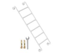 DZHHBSPQ Échelle de Secours Murale à 5 marches pour lit superposé Triple, pour puits de fenêtre, pour lit surélevé, extérieur, terrasse, Camping-Car, 178 cm, avec kit d'installation