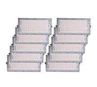 DZHHBSPQ Projecteurs LED d'extérieur 100 W, 3 200 K, 8 000 LM, Lampe de Travail, Applique Murale de Jardin étanche IP66, éclairage de sécurité extérieur pour Jardin, Cour, Garage, Aire de j