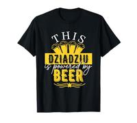 Dziadziu Grand-père polonais amateur de bière Grand-père Dziadzia T-Shirt