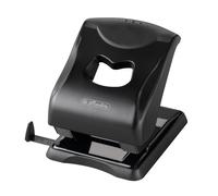Herlitz Perforatrice 50025428-4 mm - Avec rail de butée - Noir