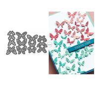 DzIxY Divers motifs papillons en métal pour fabrication de cartes, gaufrage, papier, scrapbooking, pochoirs, fournitures de machines, modèles