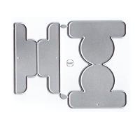 DzIxY Marque-pages matrices de découpe en métal pour Kit de fabrication de cartes gaufrage papier découpes Scrapbook Machine pochoirs poches de rangement fournitures