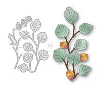 DzIxY Matrices de découpe en métal pour patchwork, branches et feuilles, kit de fabrication de cartes, gaufrage, papier, scrapbooking, fournitures et modèles de machine