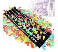 DzkZen Confetti Cannon Party Poppers Poppers Multicolores pour Les FêTes Confetti Popper Shooter Papier pour Anniversaire, Remise des DiplôMes, Mariage, NoëL, Nouvel an Coloredpaper-50PCS