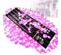 DzkZen Confetti Cannon Party Poppers Poppers Multicolores pour Les FêTes Confetti Popper Shooter Papier pour Anniversaire, Remise des DiplôMes, Mariage, NoëL, Nouvel an Petal-25PCS