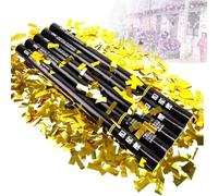 DzkZen Confetti Cannon Party Poppers Poppers Multicolores pour Les FêTes Confetti Popper Shooter Papier pour Anniversaire, Remise des DiplôMes, Mariage, NoëL, Nouvel an Bullion-50PCS