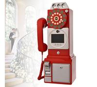 DzkZen Livre d'or VidéO Et Audio, Cabine TéLéPhonique RéTro Red-64GB