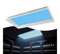 DzkZen Smart LED Sky Light, Sunlight Lamp, Plafonnier LED Effet Puits De LumièRe avec Simulation De LumièRe Naturelle du Soleil pour HôTel Et Appartements Embedded-32cm*62cm