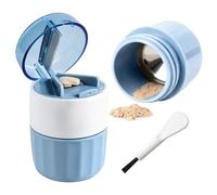 Dzmuero Coupe Comprimé, Mortier à comprimés 3 en 1 avec boîte de rangement - Coupe-comprimé multifonctionnel - Pilulier universel pour tous types de comprimés