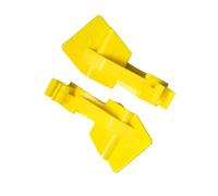 DZMZL Lot de 2 clips de fixation de tige de support de capot jaune pour Ford EcoSport Fiesta 8A6Z-16828-B