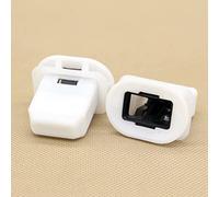 DZMZL Lot de 2 clips de fixation en plastique pour banquette avant et arrière pour Volkswagen VW 4L0-886-373 Blanc