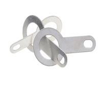 DZNDM0EVT Single Head Soldering Lug Lot de 100 cosses à souder en cuivre argenté M2.2 à M6.2(M5.2)