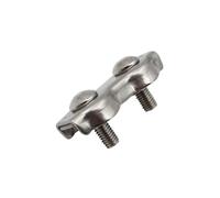 DZNDM0EVT Wire Rope Clamp 1 Pince à Double Serrage for câble métallique, en Acier Inoxydable, Pince Duplex, étrier for câble métallique, 2 mm, 3 mm, 4 mm, 5 mm, 10 mm(4mm)
