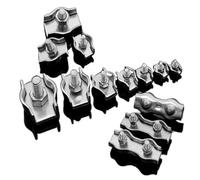 DZNDM0EVT Wire Rope Clamp Serre-câbles en Acier Inoxydable 304, Tailles M2, M3, M4, M5, M6, M8, M10, différentes Tailles(5pcs -M2 (Single))