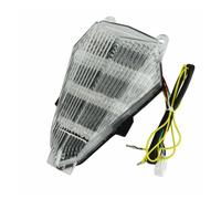 DZNEFYUP Lampe intégrée pour Y&amaha YZF R6 2006 2007 2008 2009 2010 2011 2012 2013 Feu Arrière De Moto Clignotants Intégrés Feu Arrière(Clair)