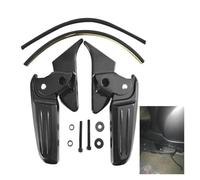 DZNEFYUP Repose-Pieds pour Moto pour Piaggio pour Vespa pour Spring pour Primavera LX LXV 150 125 Pédales Pliantes Moto Pédales Modifiées Moto Repose-Pieds(Noir)