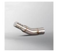 DZNEFYUP Silencieux Échappement Moto 51mm Moto Échappement Système Évacuation Silencieux Lien Central Tuyau À Enfiler pour CFMOTO NK400 NK650 NK 650 pour Elbow(Un)