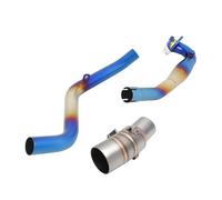 DZNEFYUP Silencieux Échappement Moto Échappement De Moto Front Lien Central Tuyau Connecter Silencieux pour X-ADV750 XADV X ADV 750 ADV750(D)