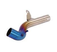 DZNEFYUP Silencieux Échappement Moto pour B&MW F750GS F850GS F 750 850 GS 2018-2021 Moto Échappement Bras Intermédiaire Tuyau Connecter(Un)