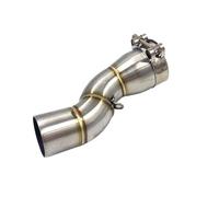 DZNEFYUP Silencieux Échappement Moto pour B&MW R1200GS R 1200GS pour Aventure ADV 2013-2019 Moto Tuyau Échappement Tuyau Liaison Centrale Tube Raccordement Escape