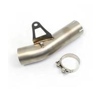 DZNEFYUP Silencieux Échappement Moto pour B&MW S1000RR S 1000 RR 2009-2015 Moto Échappement Silencieux Tuyau Raccordement Lien Intermédiaire(Un)