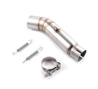 DZNEFYUP Silencieux Échappement Moto pour CBR500R CBR 500 300 CBR300 2012-2015 Silencieux Échappement Moto Contact Connecteur Tuyau Central(500)