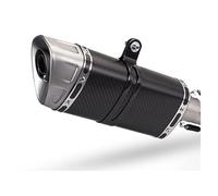 DZNEFYUP Silencieux Échappement Moto pour Suzuki GSXR600 GSXR 600 51mm Tuyau Échappement De Moto avec DB Killer(B1 Carbon Fixed Ring)